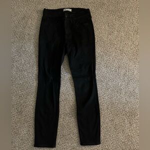 Black skinny Madewell jeans